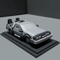 Delorean Back To the Future CHIBI PROJECT N3