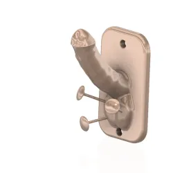 dick cock penis as Hook holder wall mount additional suspended towel jewelry holder 3d-print cnc