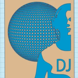 DJ DISK 3D FRAME