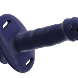 Double-Cock Lockable Realistic Penis Mouth Gag Plug with Adjust Strap SM bondage 03-03-01 3d print