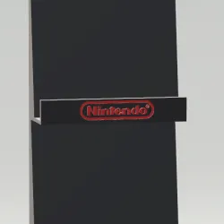 Double upright support for Nintendo 1 games