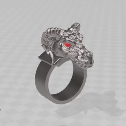 Dragon Ring Jewel Anillo de Dragón Joya