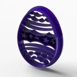 easter egg cookie cutter