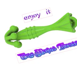 Exclusive especially made for female girl Vaginal play selfplay plug "one hundred fingers" 3d print flex or silicone