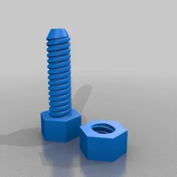 ez-print screw, nut
