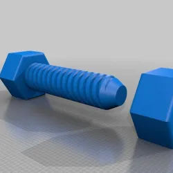 ez-print smooth screw, nut