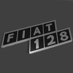 Fiat 128 Emblem