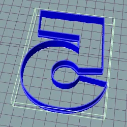 Five five 5 Cookie cutter