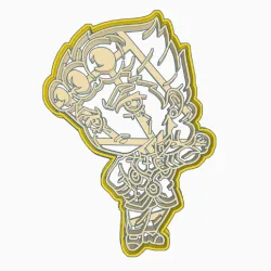 GIORNO GIOVANNA - COOKIE CUTTER - JOJO'S BIZARRE ADVENTURE - ANIME / CHIBI JOJOS