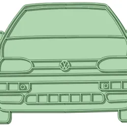 Golf cookie cutter