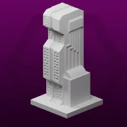 GreebleCity Cyberpunk: Server Building