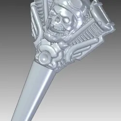 HANDLE TAP HARLEY DAVIDSON SKULL