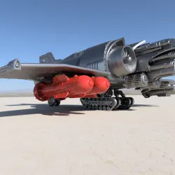 Heavy Fighter Metal bird "MAVERICK" guided bomb
