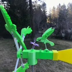 Hummingbird Whirligig