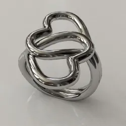 Knotted Hearts ring