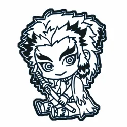 KYOJURO RENGOKU COOKIE CUTTER ANIME DEMON SLAYER'S / KIMETSU NO YAIBA / PILAR LLAMA