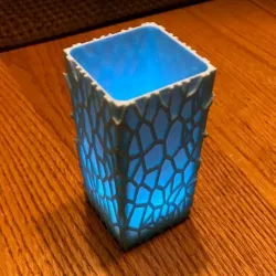 Lantern Square Vase Voronoi surface