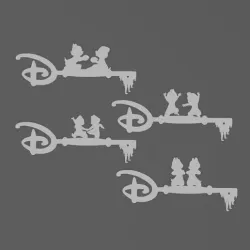 Lot - Key Tic et Tac - Key Chip n dale - Disney