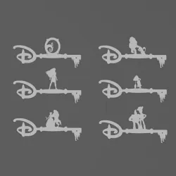 Lot - Keys disney - disney key