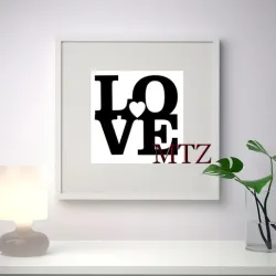 LOVE WALL SCULPTURE 2D