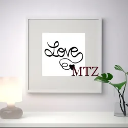 LOVE WALL SCULPTURE 2D