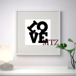 LOVE WALL SCULPTURE 2D