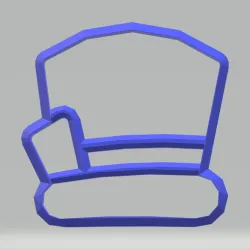 Mad Hat Cookie Cutter (Mad Tea Party Collection)