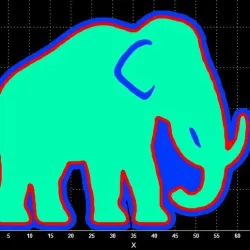 Mammoth silhouette cookie cutter