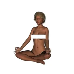Meditation Nude Girl