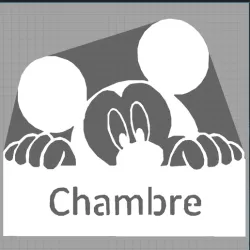 mickey - disney - kids decoration - child decoration - 2D