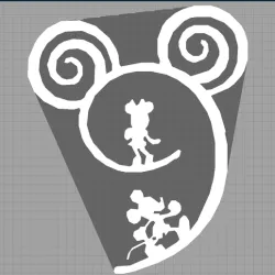 mickey - minnie - disney - 2D