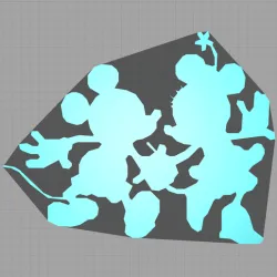 mickey - minnie - disney - 2D