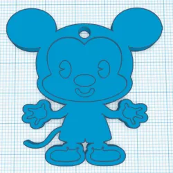 Mickey Mouse Keychain