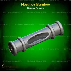 Nezuko Bamboo from Demon Slayer - Fan Art for cosplay 3D print model