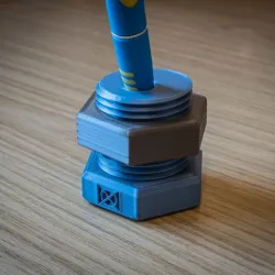 Nut & Bolt Craft Knife Block