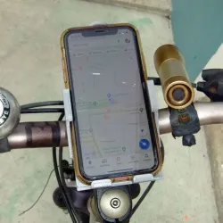 Phone Holder (iPhone XR) for bike and table stand-New Version!