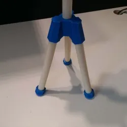 PVC DIY Tripod lightstand and Smartphone holder