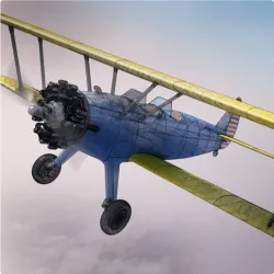 rc biplane PT-17 aircraft