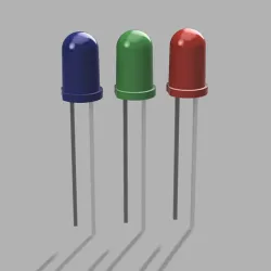 realistic model of a diode ± 0,01mm