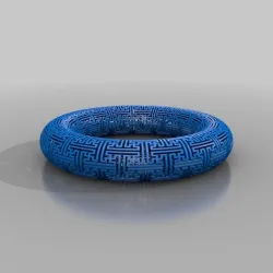 ring with asian pattern