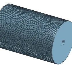 Roller Peacock Tail Paving Stone HO