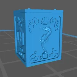 saint seiya poseidon dragon marino box