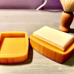 Shaving soap box