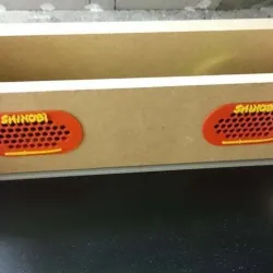 Shinobi handle and speaker enclosure for bartop