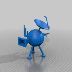 sphere, the football camera —  you are the game  / antenna research christmas tree
