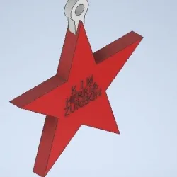 star star key chain