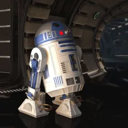 STAR WARS - R2D2 highly detailed &ready to print, 360° rotating head & openable to use it as a storage box.