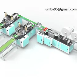 Surgical mask production line