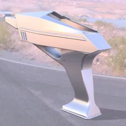 Tesla Laser Gun - Invaders