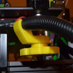 Tevo Tornado bed cable strain relief (no zip ties needed)